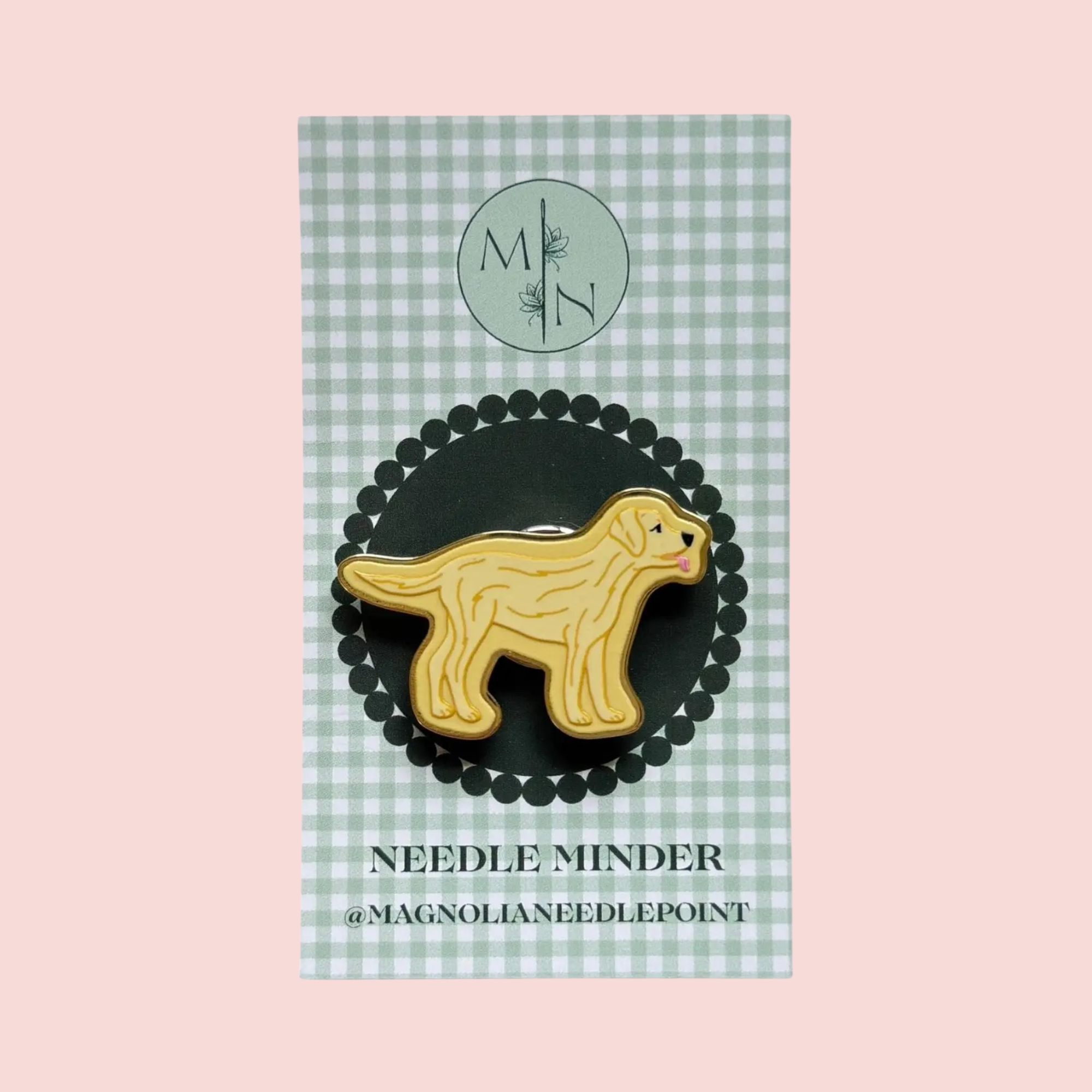 Yellow Labrador Retriever Needle Minder