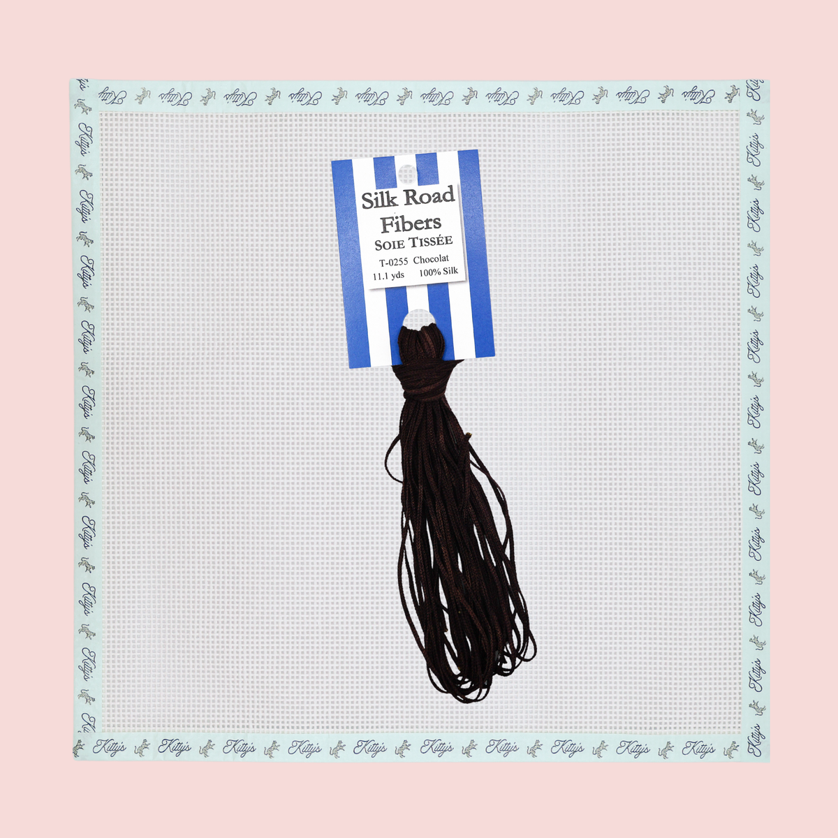 Soie Tissee-Chocolat (T-0255)