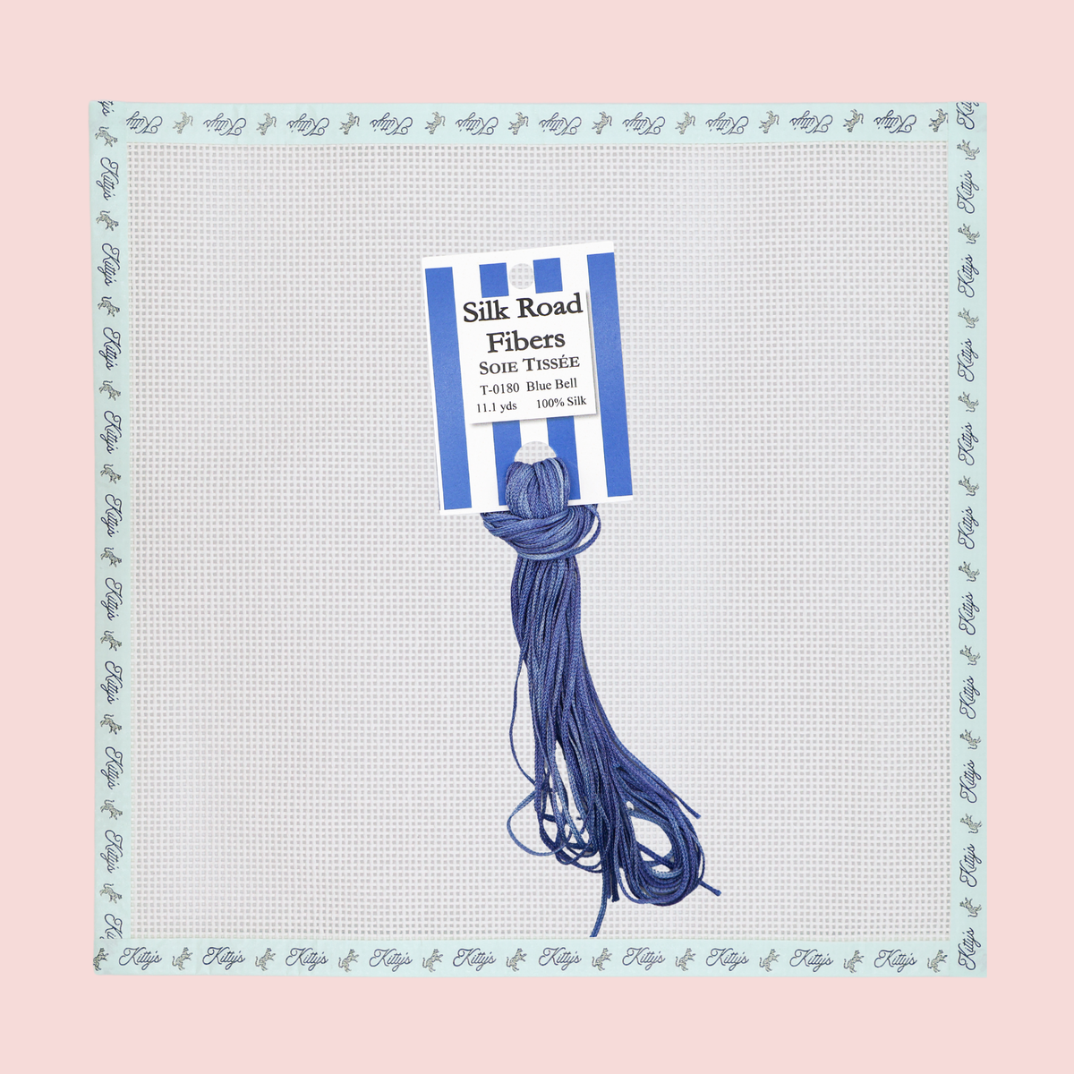 Soie Tissee-Blue Bell (T-0180)