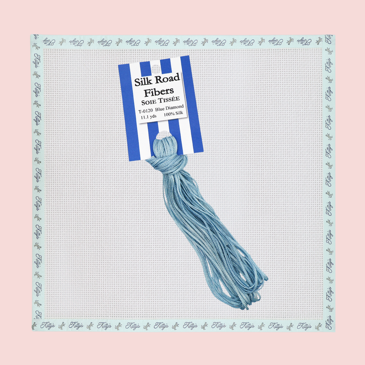 Soie Tissee-Blue Diamond (T-0120)