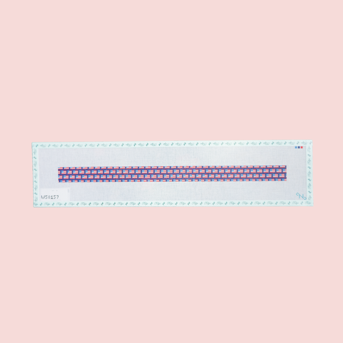 Tiny US Flag Dog Collar Canvas