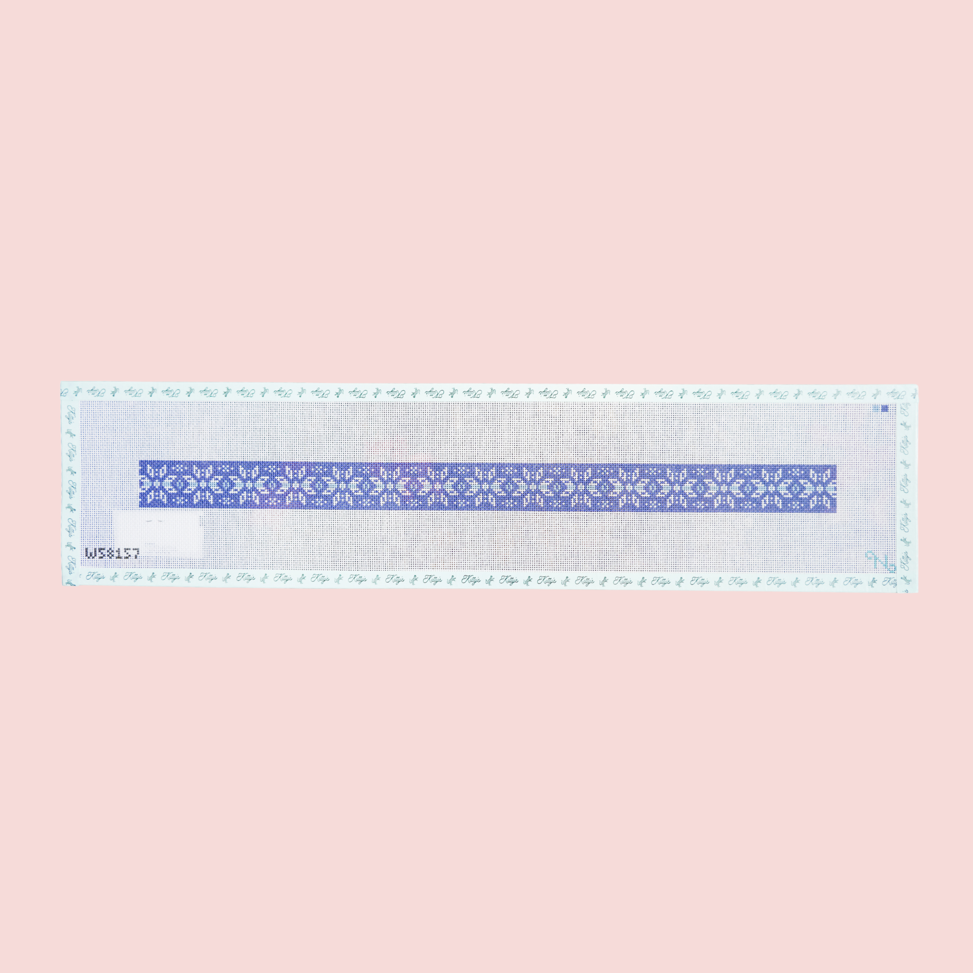 Nordic Snowflake Dog Collar Canvas