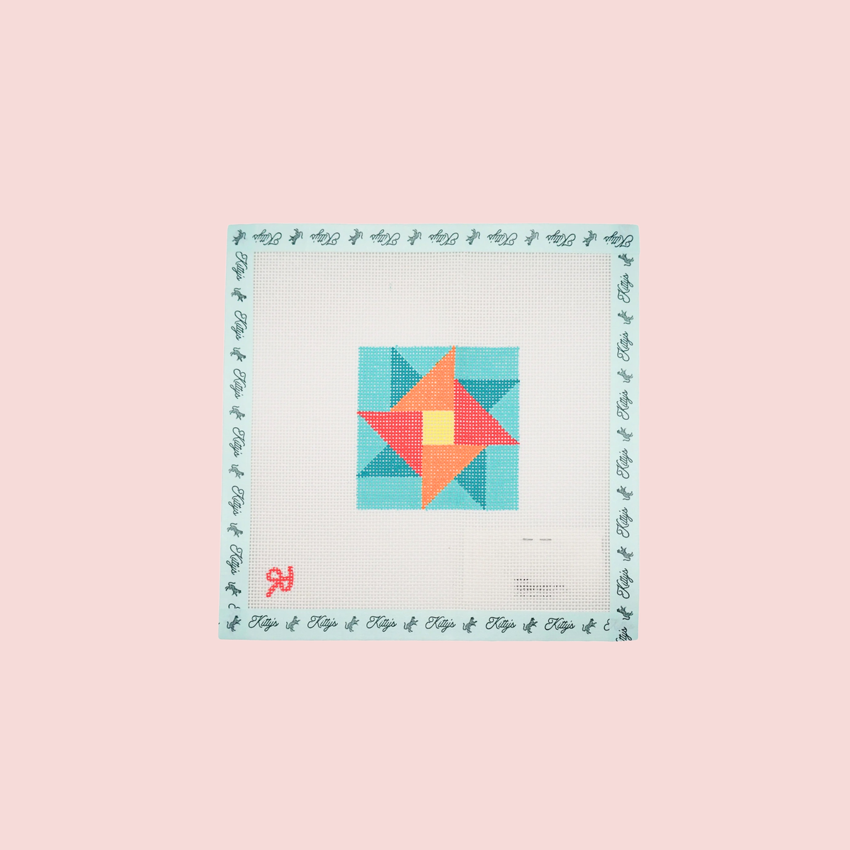 Quilt Squares - Blue & Red
