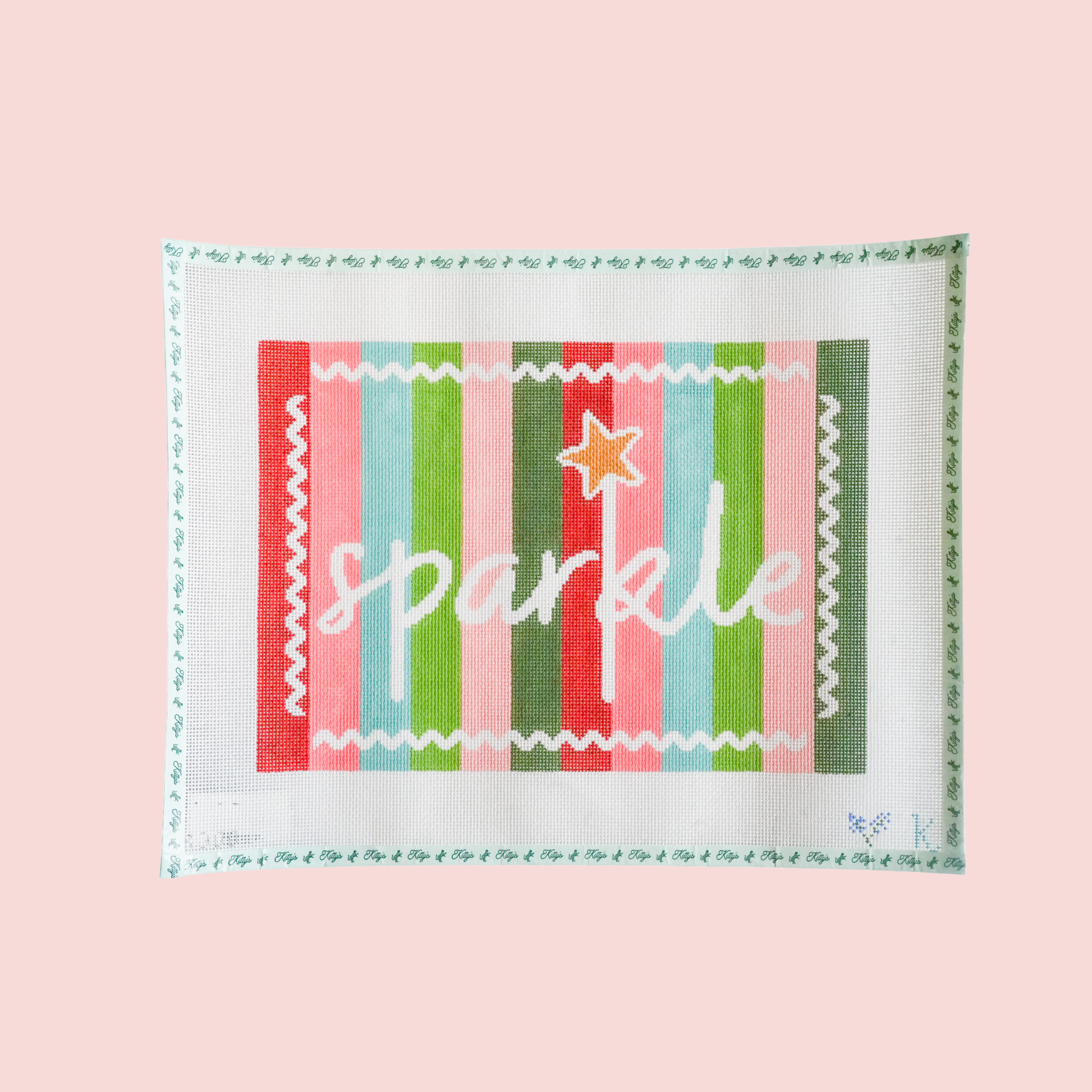 Sparkle on Stripes - Large Rectangle