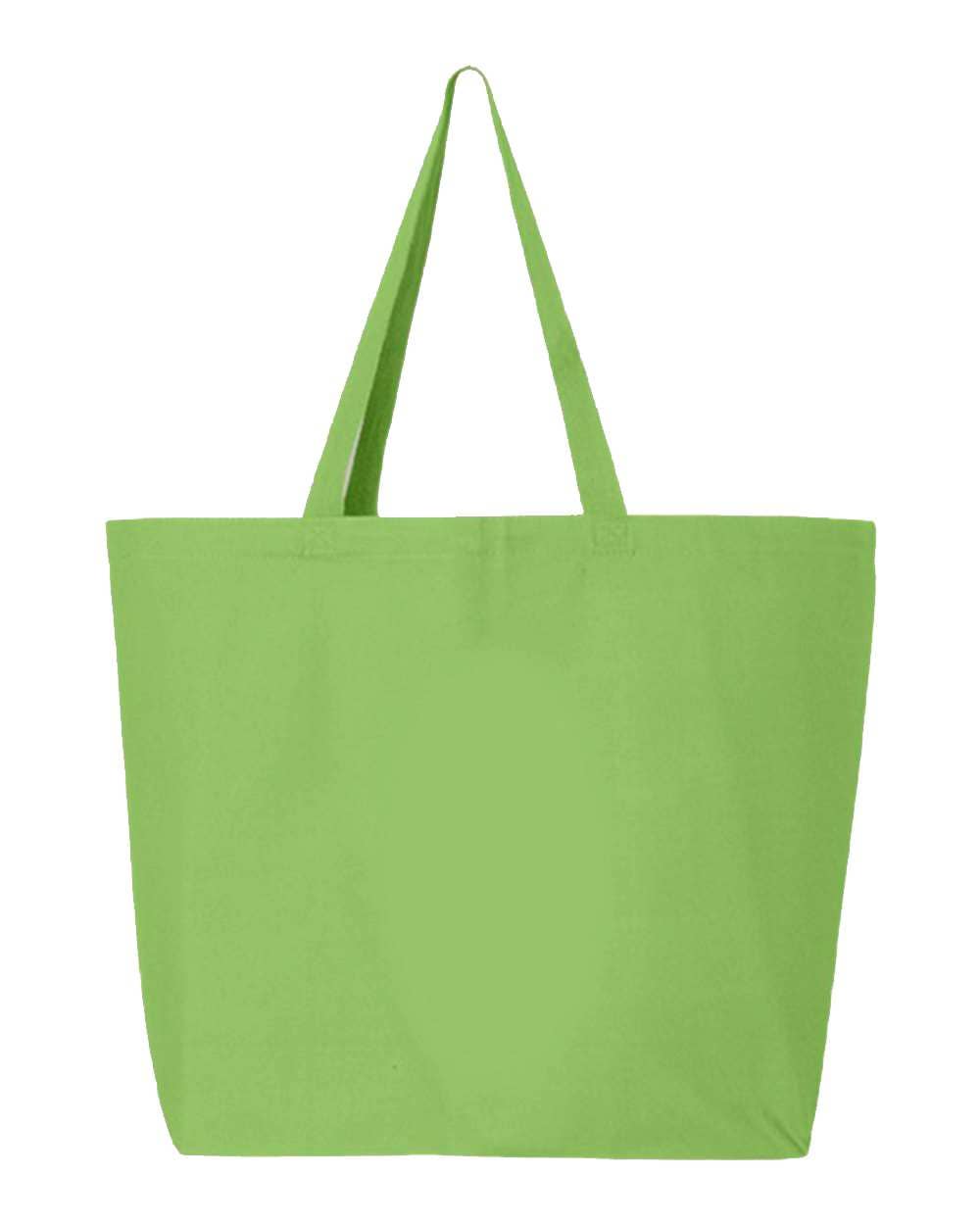 Q-Tees 25L Jumbo Tote, Heavy Cotton Canvas Tote Bag - Q600: Light Pink
