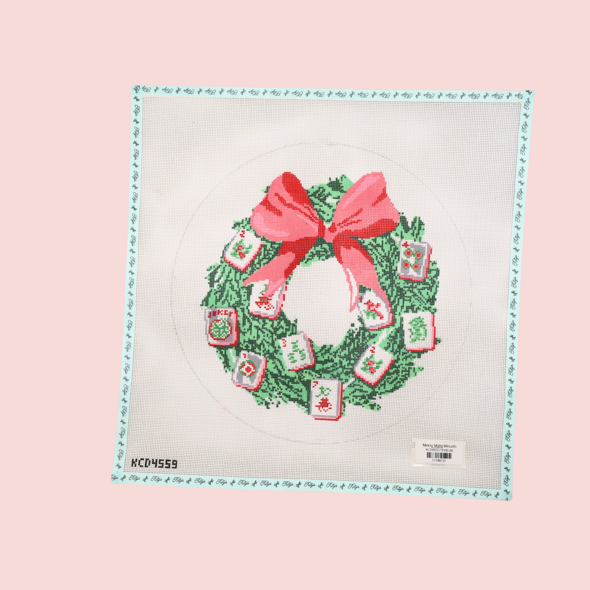 Merry Mahj Wreath