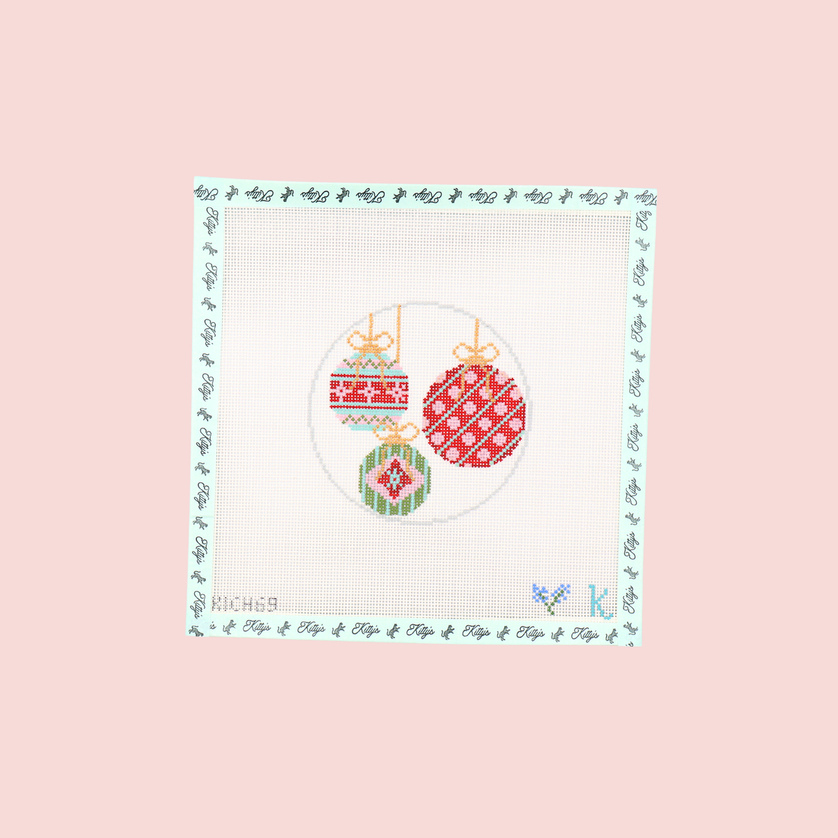 3 Christmas Baubles Ornament