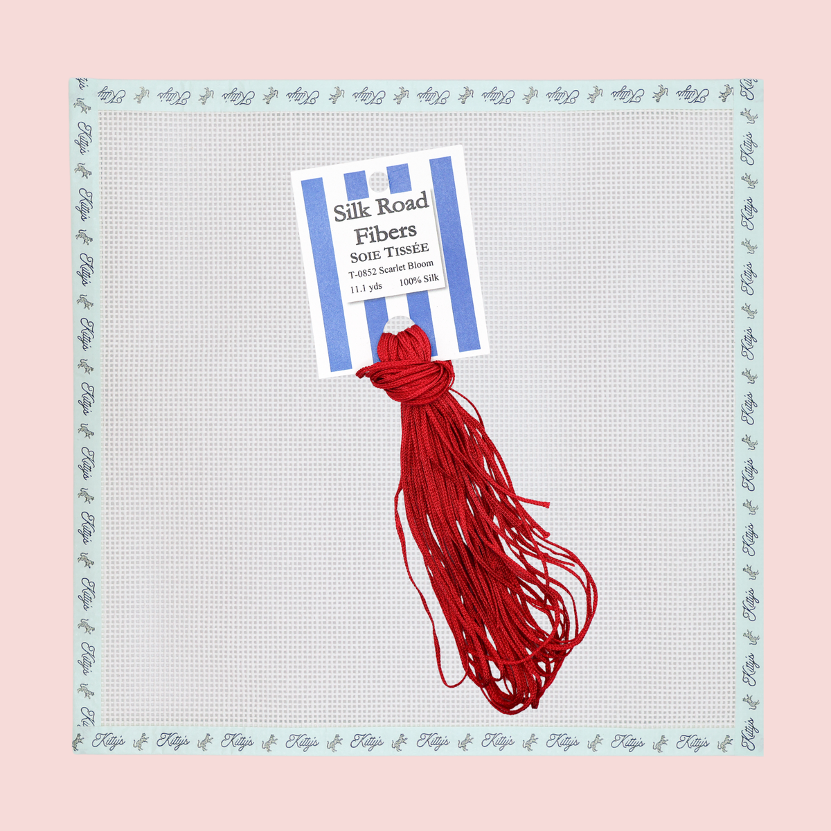 Soie Tissee-Scarlet Bloom (T-0852)