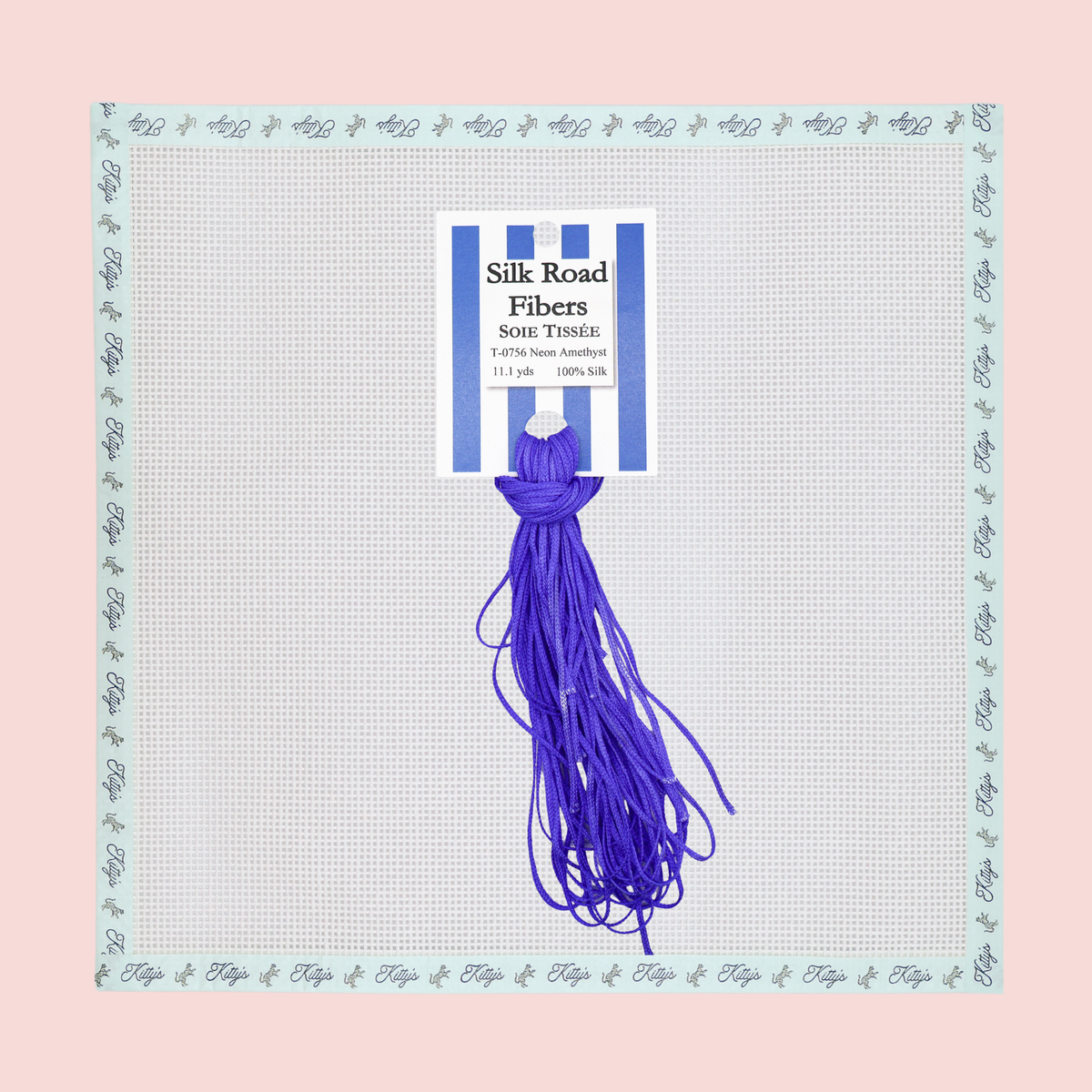 Soie Tissee-Neon Amethyst (T-0756)