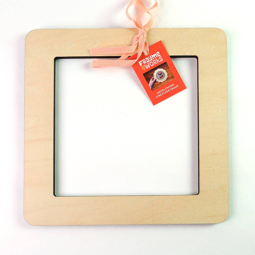 Square 8.5" x 8.5" Needlepoint Stretcher Frame