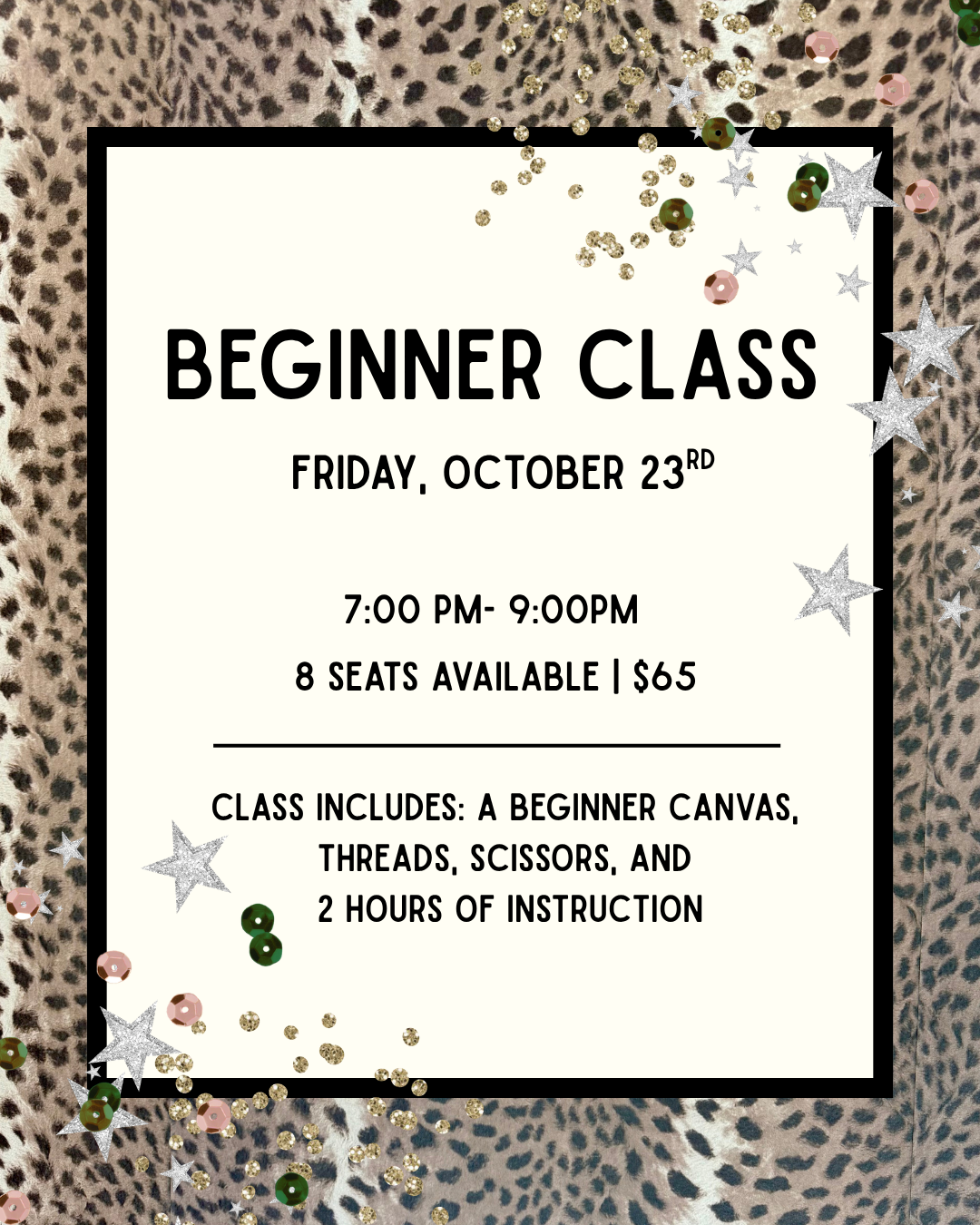 Beginner Needlepoint Class | Utah Luggage Tag