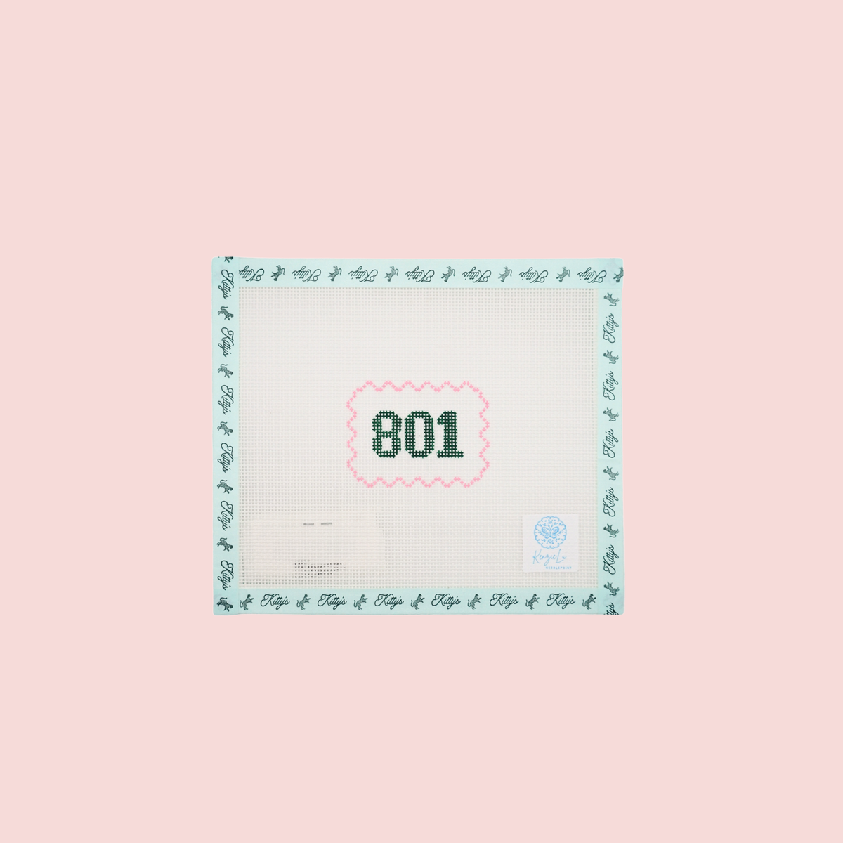 801 Area Code Bag Tag