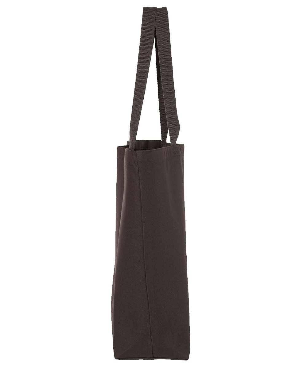 Q-Tees 25L Jumbo Tote, Heavy Cotton Canvas Tote Bag - Q600: Light Pink