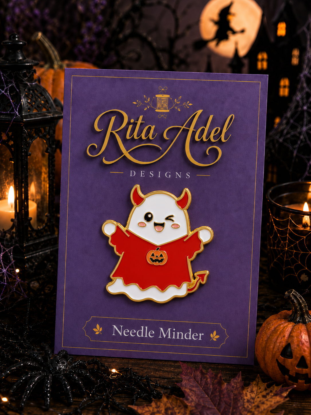 Magnetic Needle Minder ~ Devil Ghost Halloween