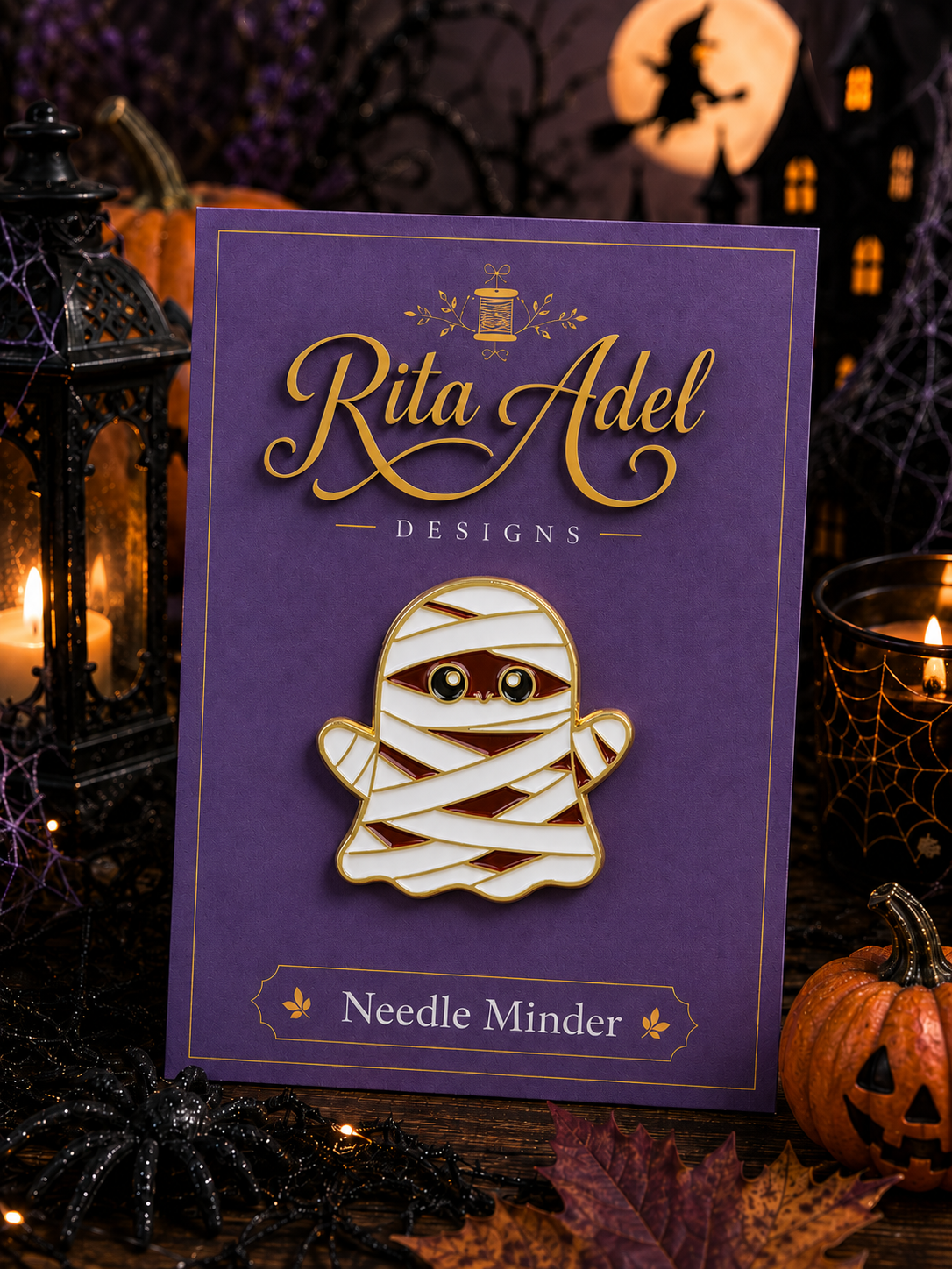 Magnetic Needle Minder ~ Mummy Halloween
