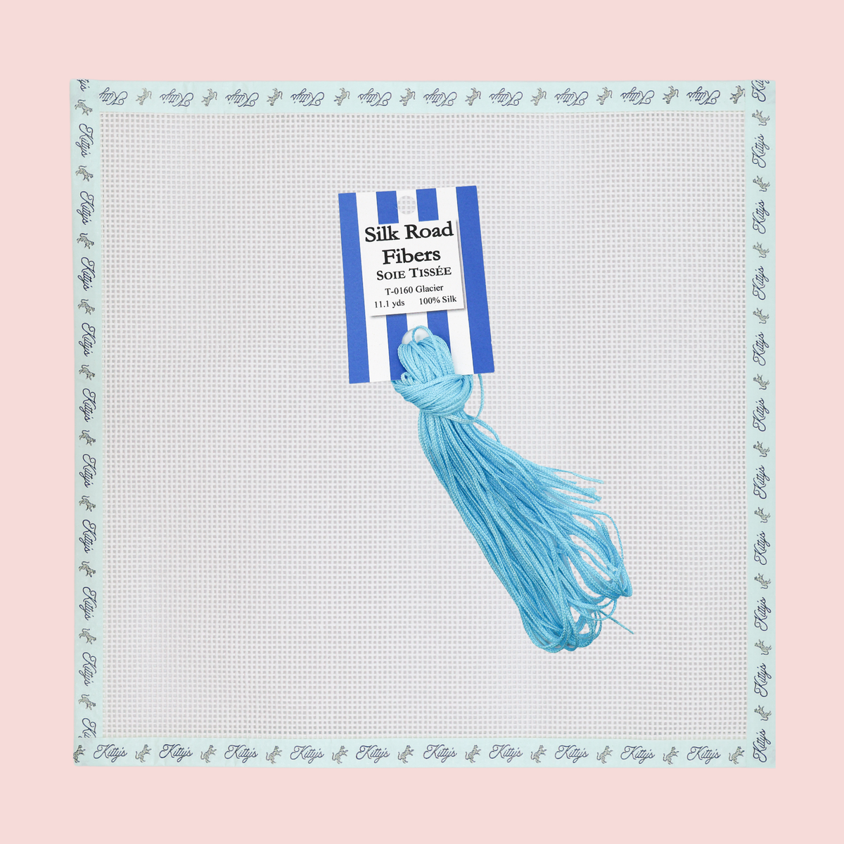 Soie Tissee-Glacier (T-0160)