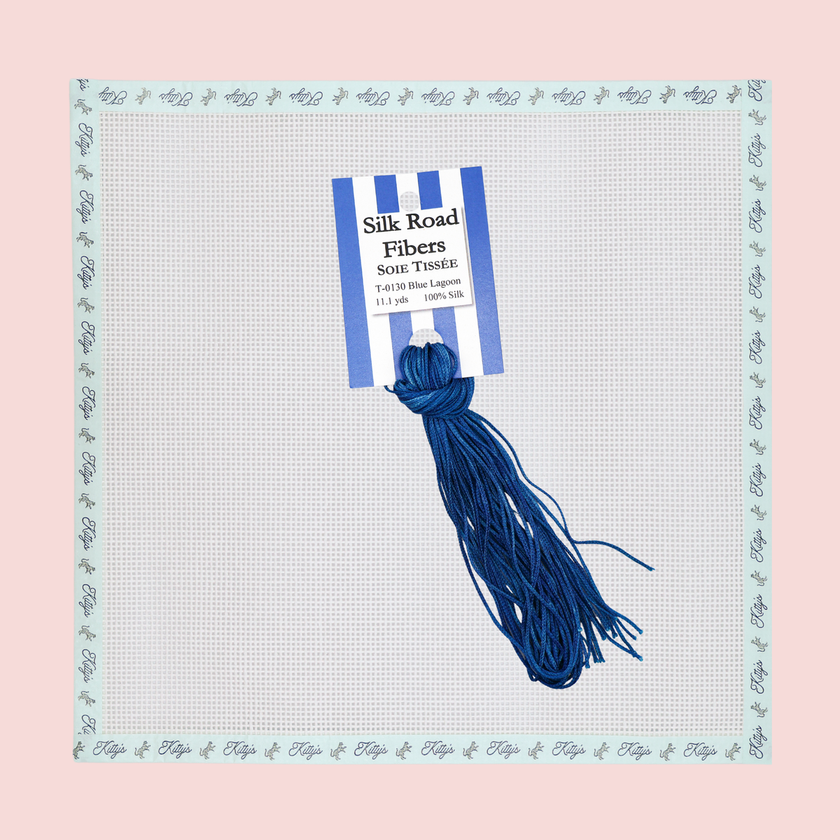 Soie Tissee-Blue Lagoon (T-0130)