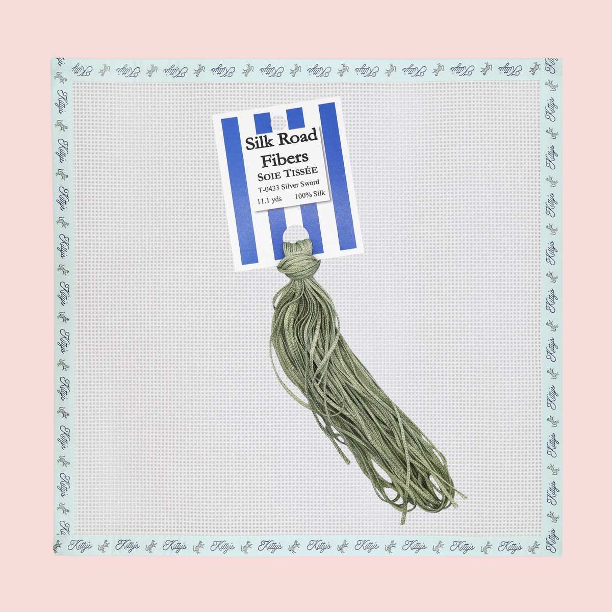 Soie Tissee-Silver Sword (T-0433)