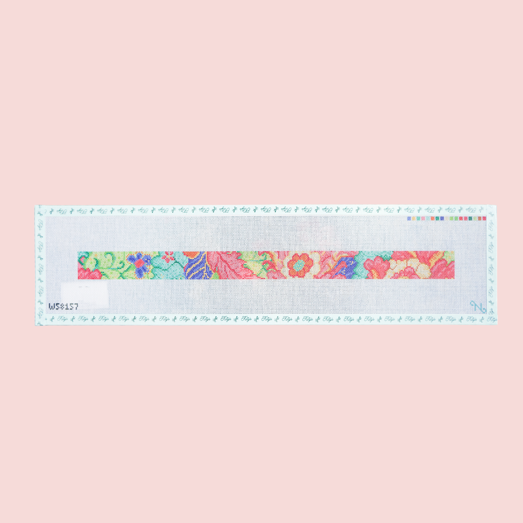 Tobacco Leaf Dog Collar Canvas
