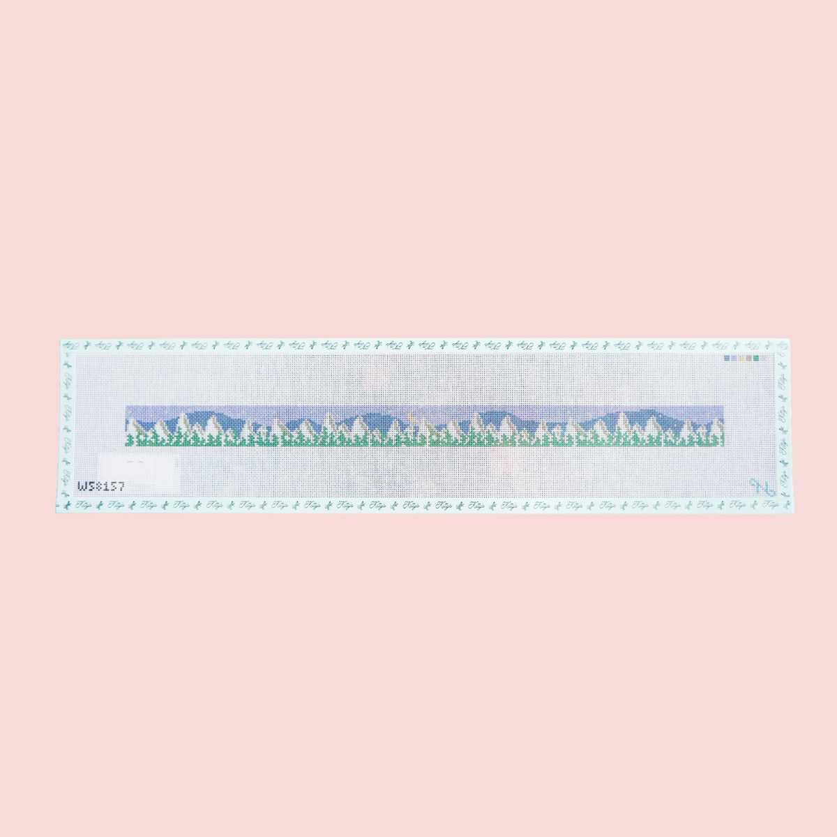 Midnight Mountain Dog Collar Canvas
