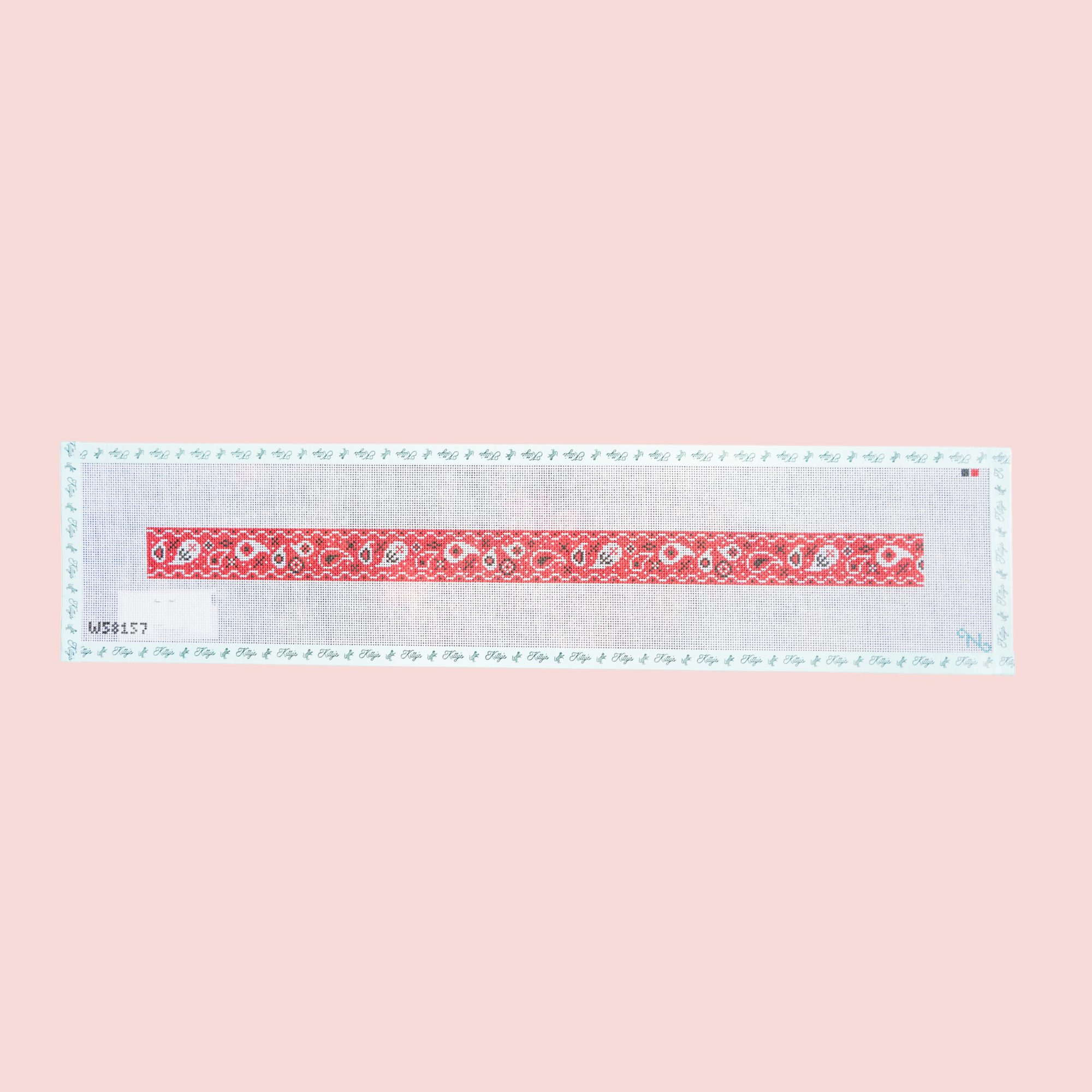 Red Bandana Dog Collar Canvas
