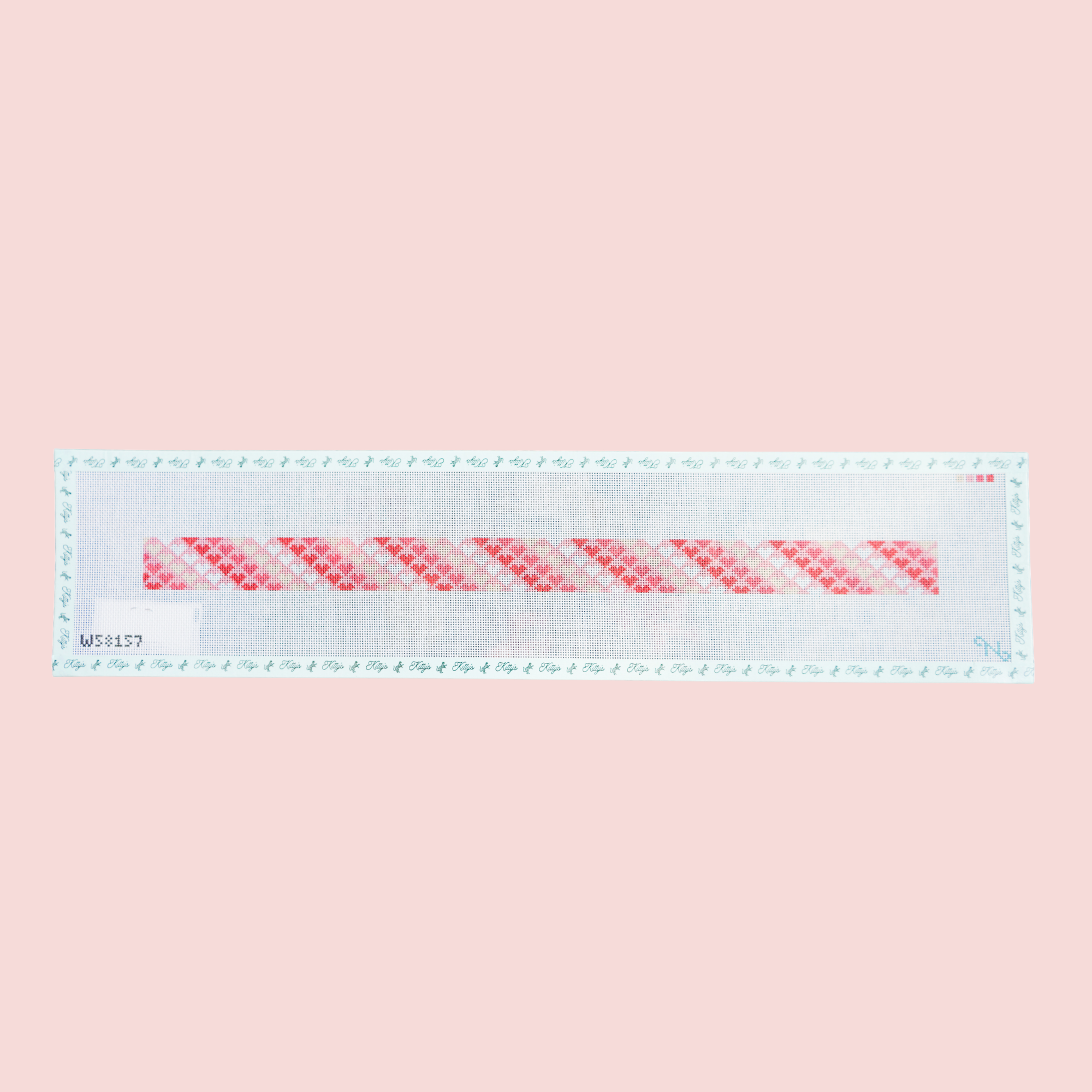 Tiny Hearts Dog Collar Canvas