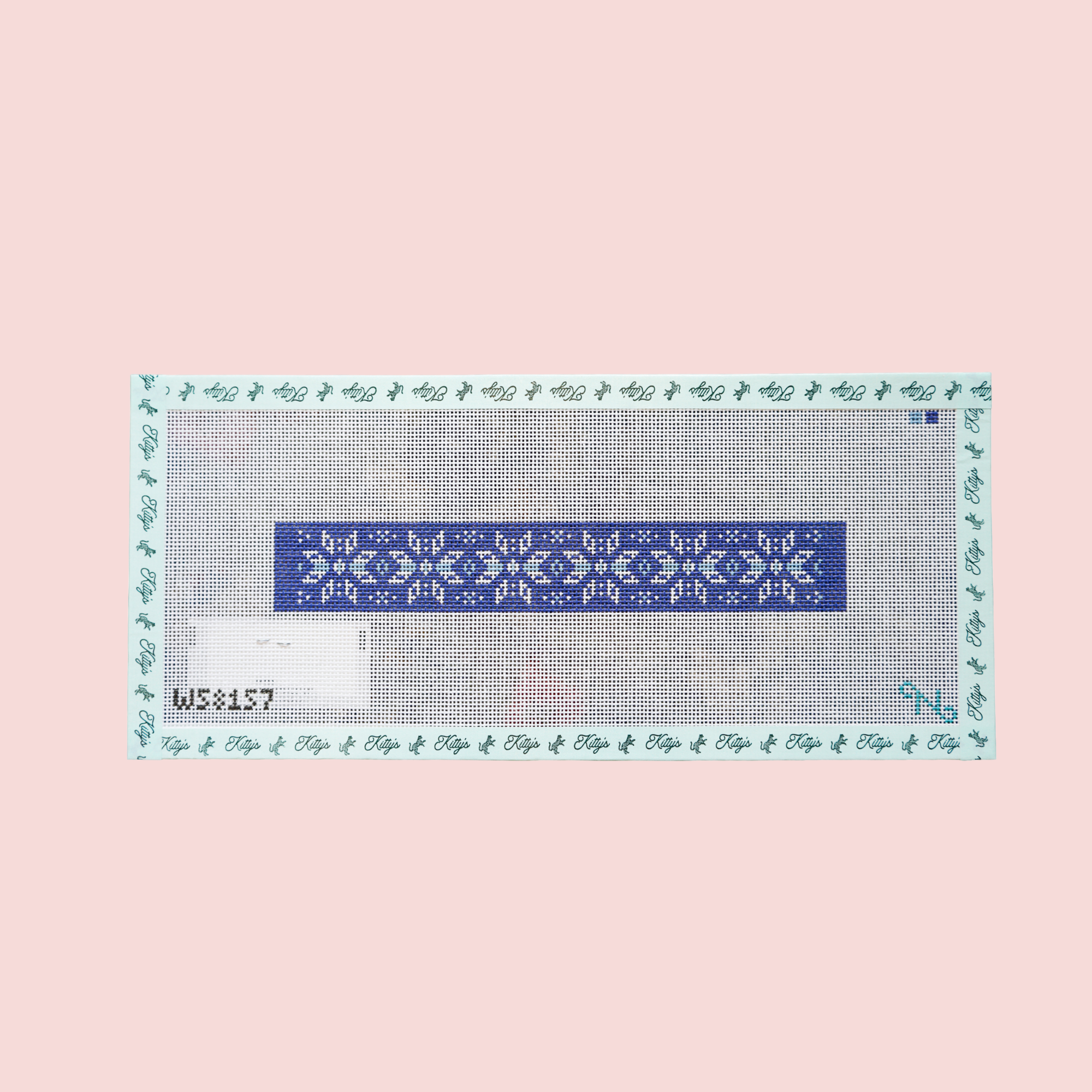 Nordic Snowflake Key Fob Canvas