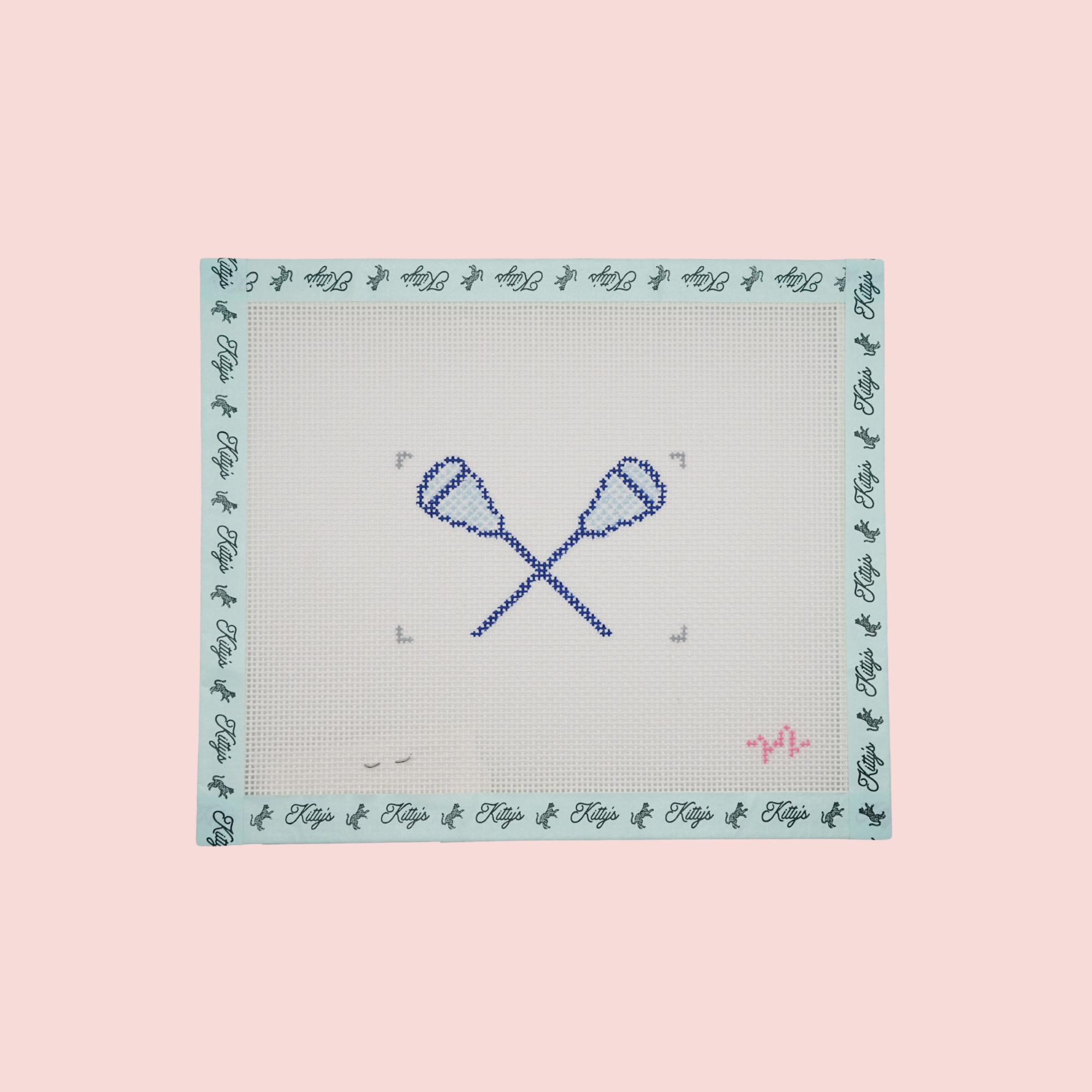 Crossed Lacrosse Sticks