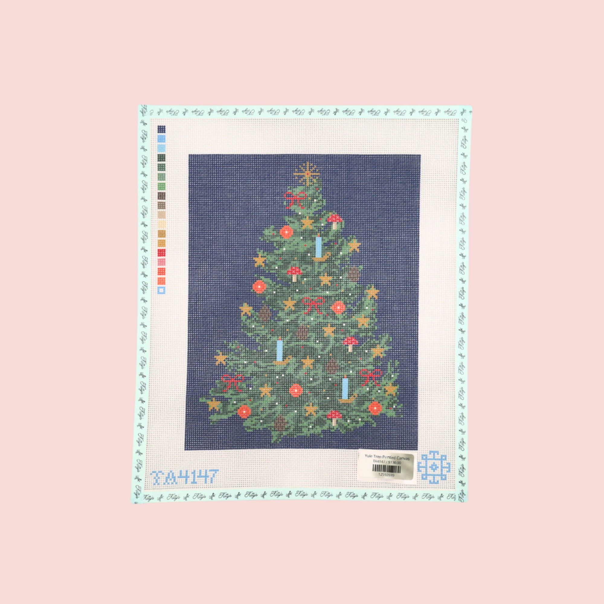Yule Tree Printed Canvas