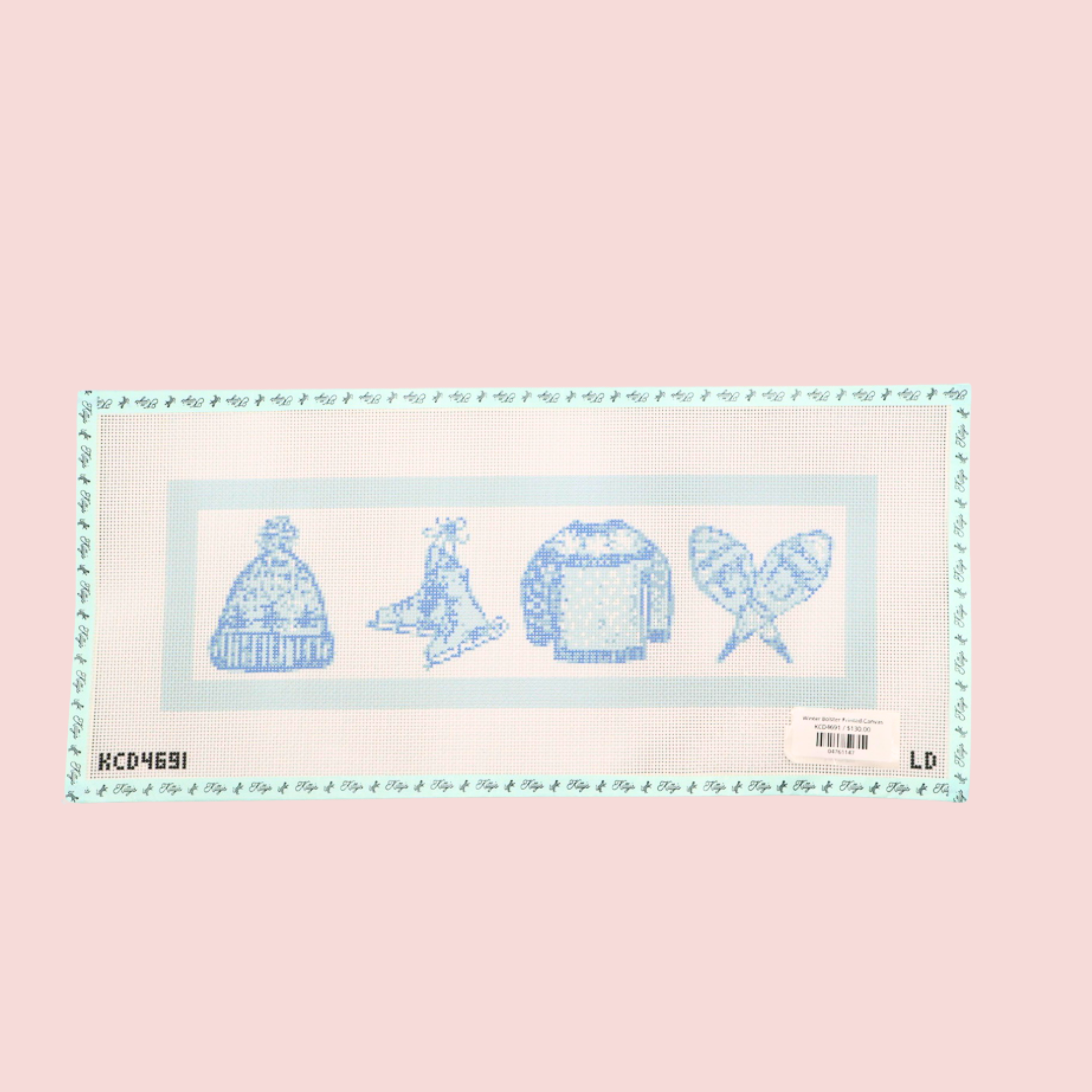 Winter Bolster Printed Canvas