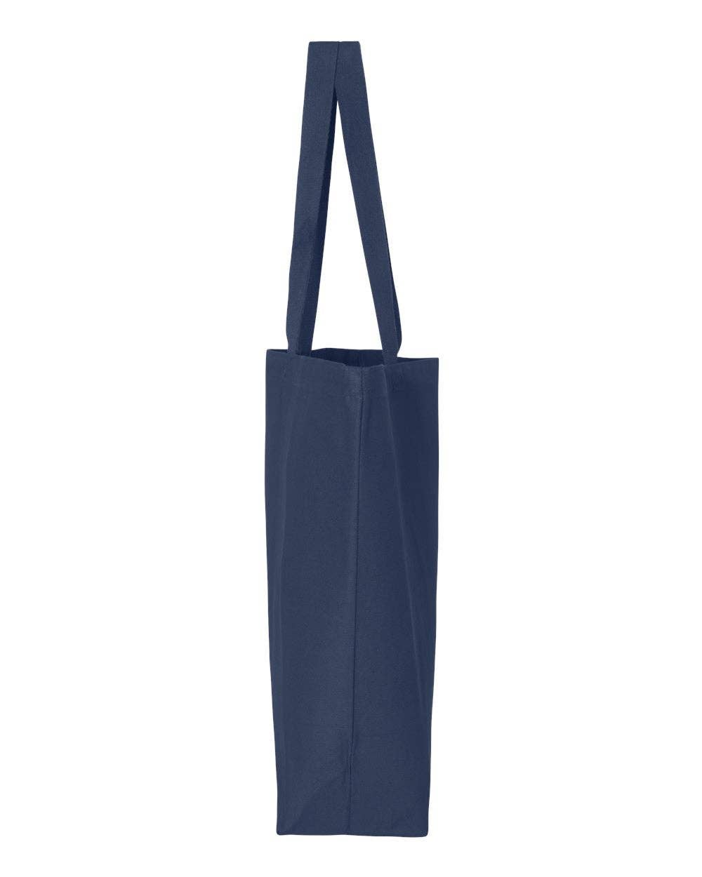 Q-Tees 25L Jumbo Tote, Heavy Cotton Canvas Tote Bag - Q600: Light Pink