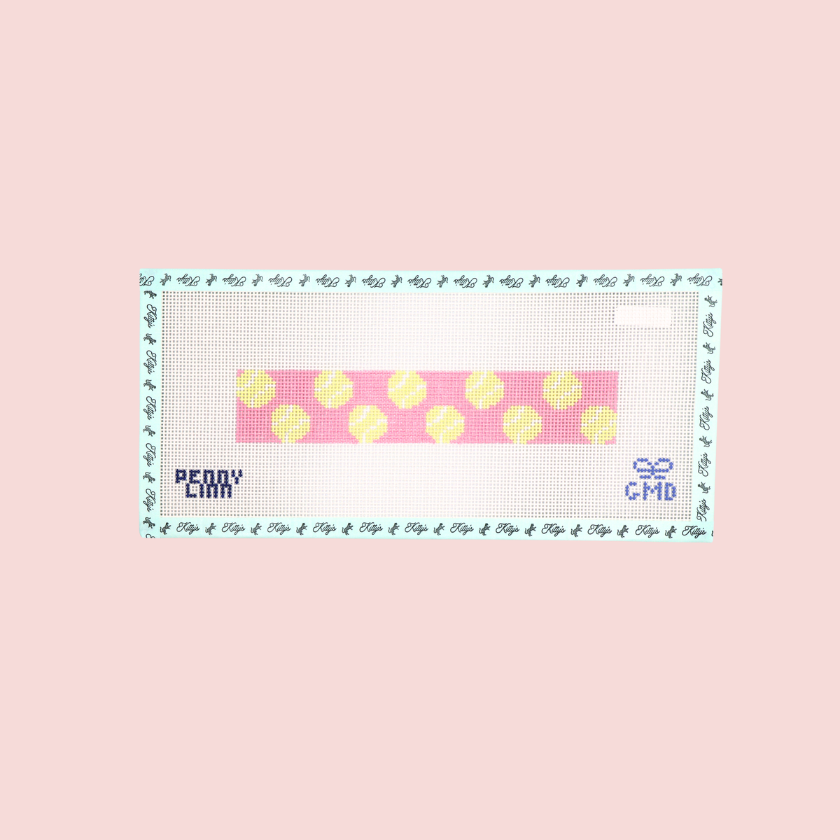 Tennis Key Fob: Pink