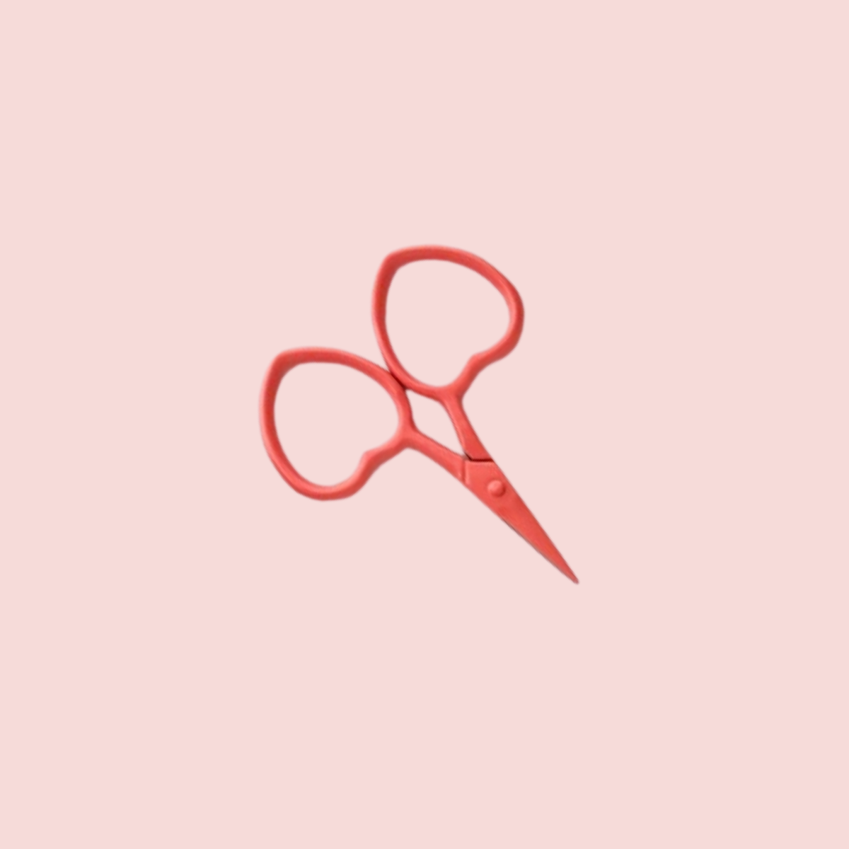 Small Heart Scissors: Flamingo
