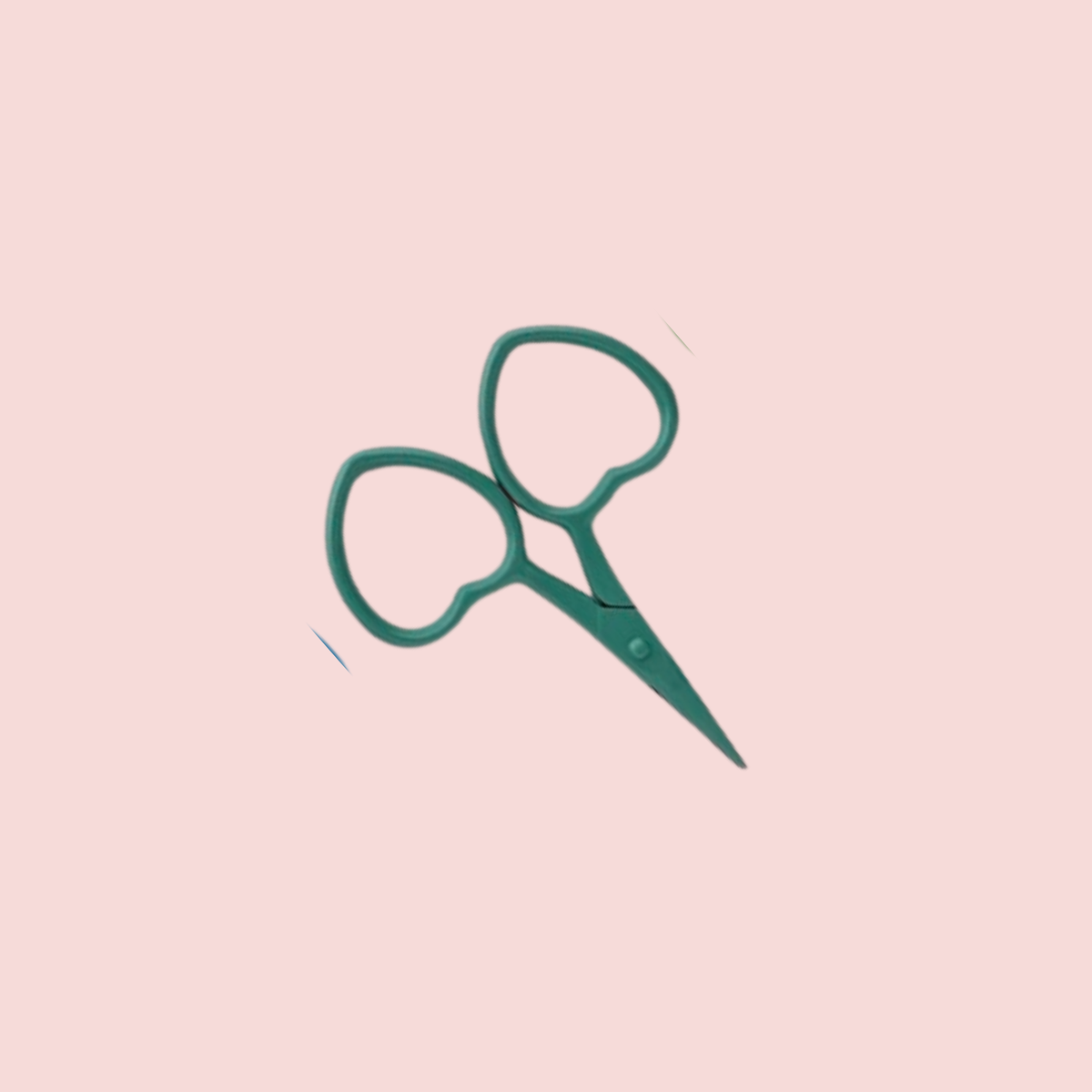 Small Heart Scissors: Sage
