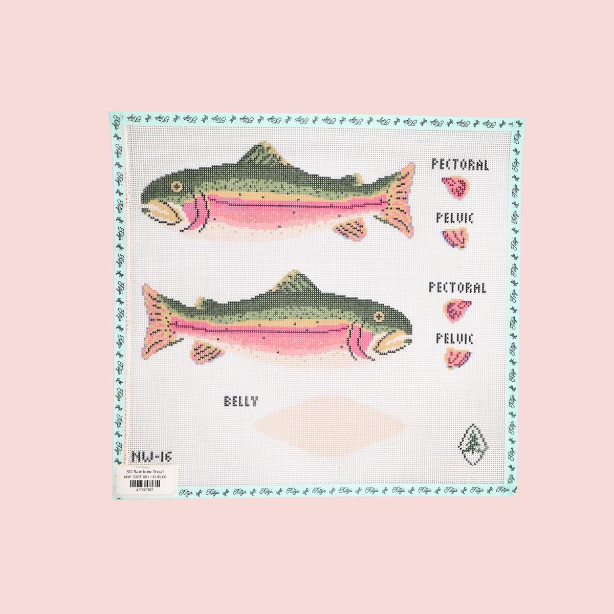 3D Rainbow Trout