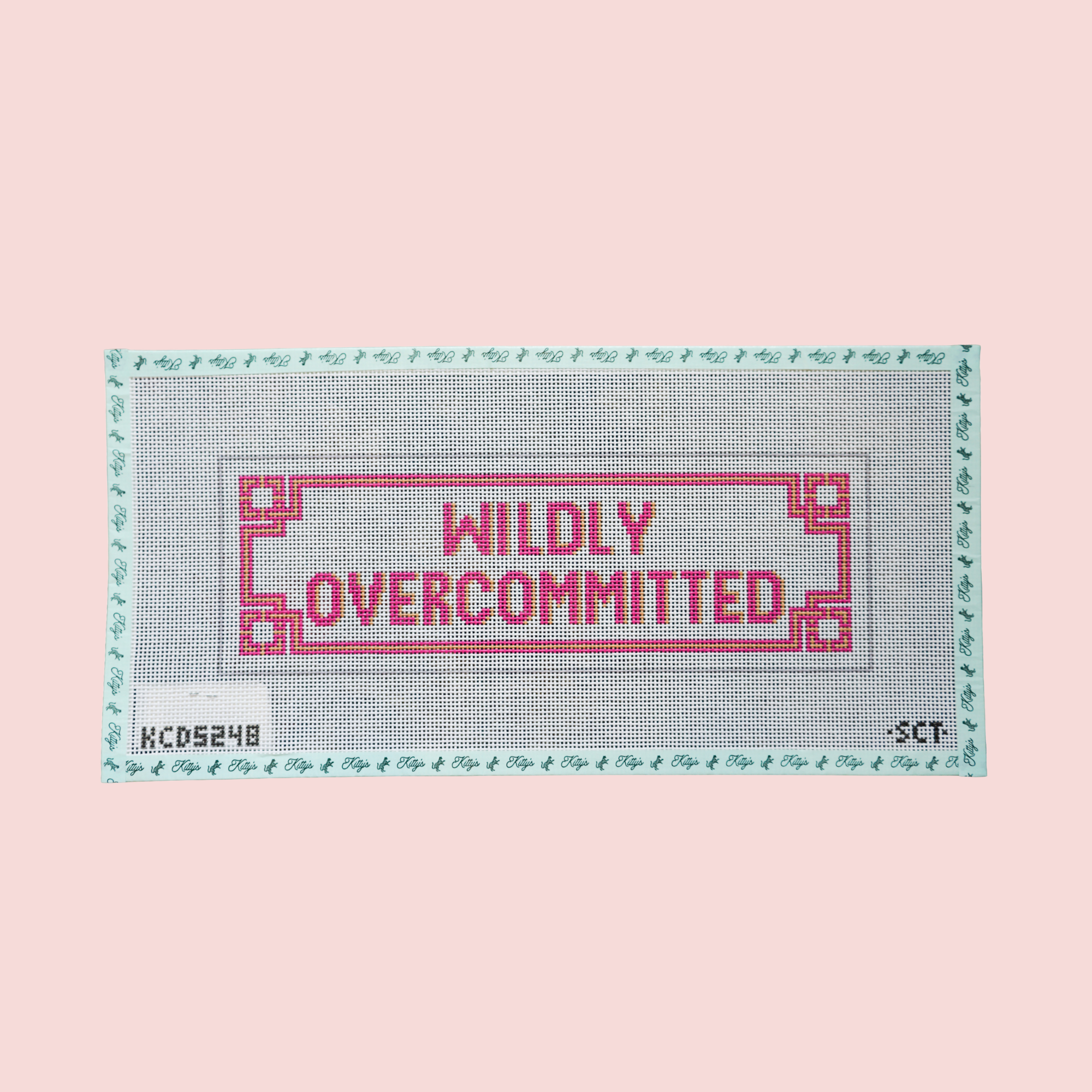 Wildly Overcommitted Printed Canvas