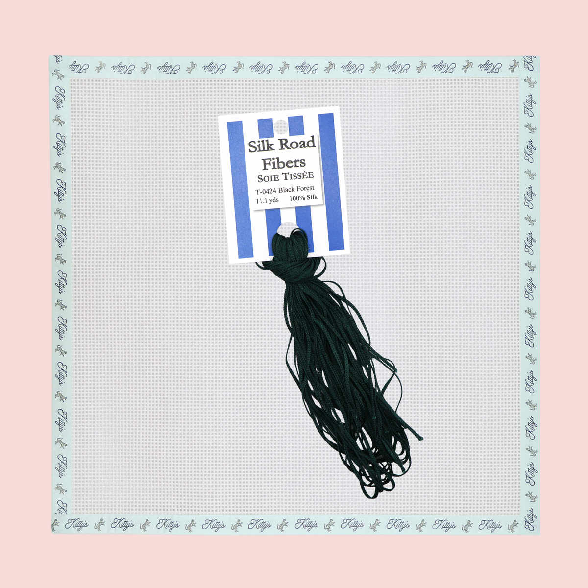 Soie Tissee-Black Forest (T-0424)