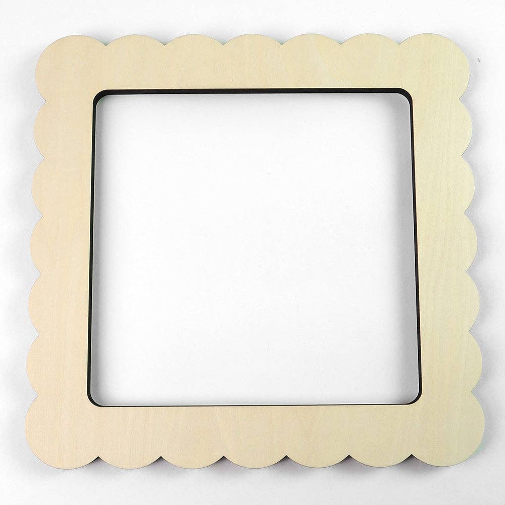 Scallop Square 8" x 8" Needlepoint Stretcher Frame