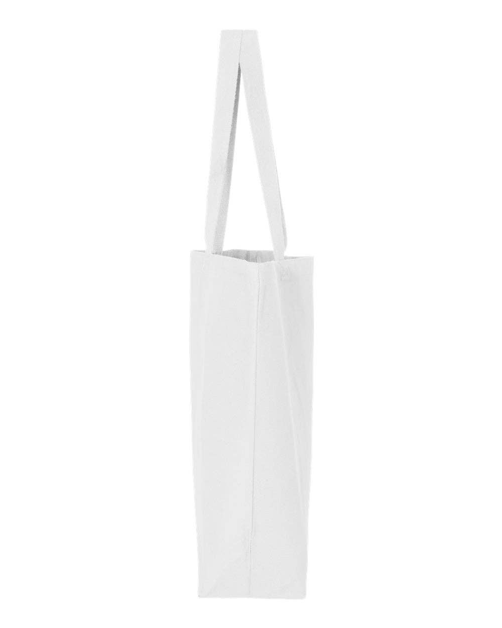Q-Tees 25L Jumbo Tote, Heavy Cotton Canvas Tote Bag - Q600: Light Pink